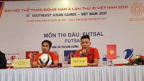 HLV ĐT futsal Việt Nam: ‘Nửa đội hình của đội từng bị Covid-19 ở AFF Cup' 
